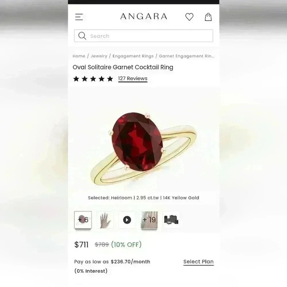 2.90 CT oval spessartite GARNET HIGHEST QUALITY COLOR CHANGE LOOSE UNTREATED - Picture 7 of 10